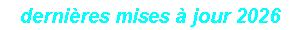 dernières mises à jour 2026